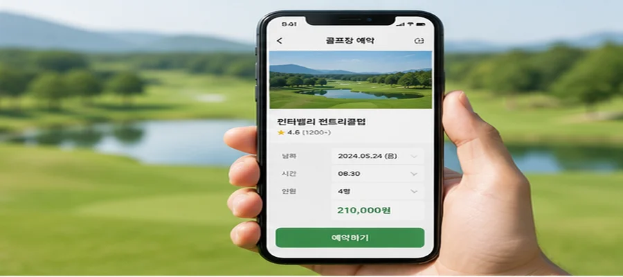 골프장 예약 방법